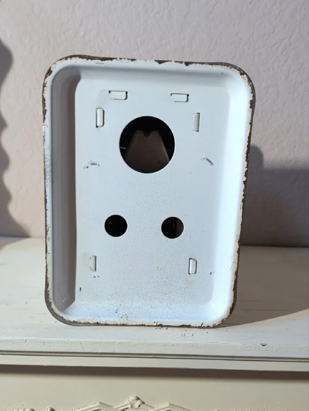 Vintage American Family White Kitchen Scale